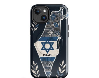 Map of Israel - MagSafe® tough case for iPhone®