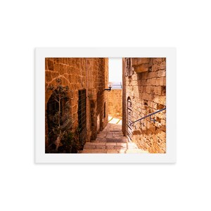 Old Alley in Jaffa - Framed Picture