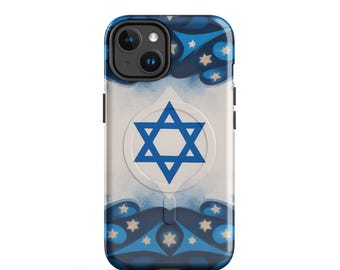 Am Yisrael Chai MagSafe® Tough iPhone® Case | Protective Jewish-Themed Phone Cover
