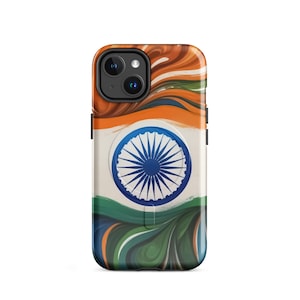 Celebrate India MagSafe Tough Case for iPhone – Indian Art Phone Cover | Cultural iPhone Case with MagSafe Compatibility