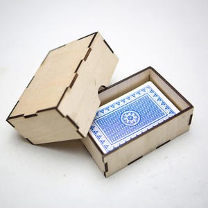 Boîte de rangement pour cartes - Organisateur durable - Parfait pour le bridge, le poker et les cartes à collectionner, etc.