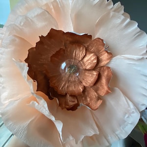 Romantic Peony Chandelier: Handmade Paper Lamp for a Cozy Home | Mother’s Day Gift Idea&quot; | Mother’s Day Gift | Living Room Bedroom Lighting
