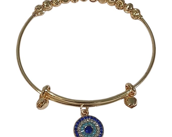 Adjustable eye bangle