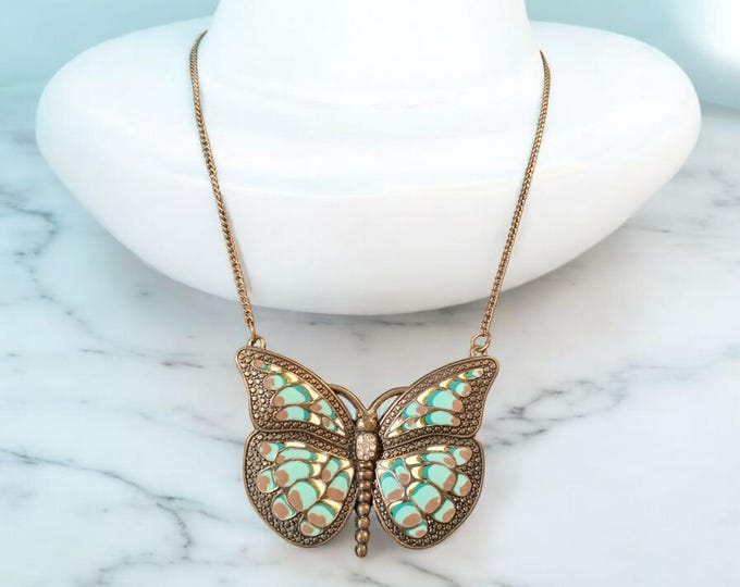 Vintage Butterfly Necklace