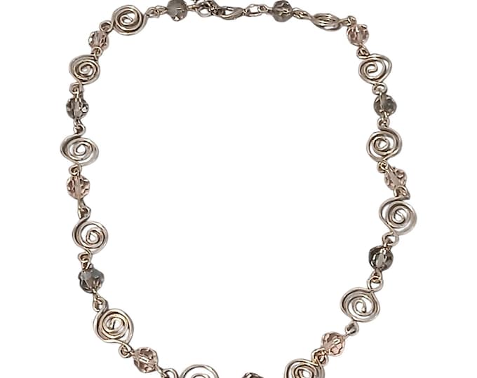 Wire wrap beaded Necklace