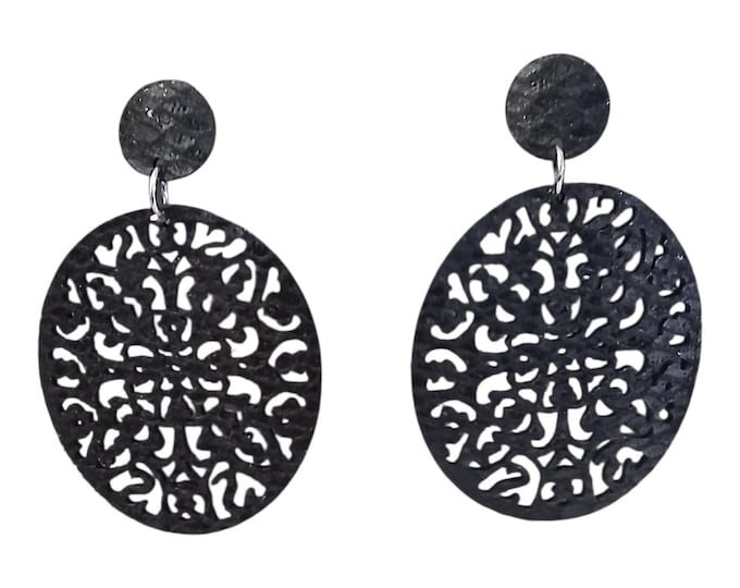 Fancy fabric earrings