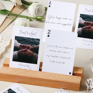 Aangepaste speelkaarten 52 redenen waarom ik van je hou/Aangepaste speelkaarten/Valentijnscadeau voor haar/Things I Love About You/herdenkingscadeau voor haar