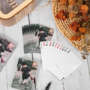 Livre d'or de mariage, Cartes à jouer personnalisées, Cartes à jouer de mariage, Souvenir de mariage unique, Cadeau personnalisé, Cadeau d'anniversaire, Cadeaux pour femme