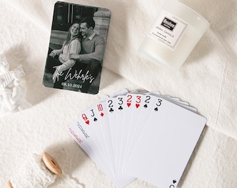 Wedding Guest Book, Wedding Playing Cards, Custom Guest Book Playing Cards, Custom Playing Cards, Wedding Favor, Wedding Gift for the Couple