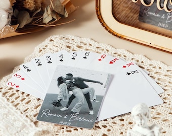 Wedding Guest Book, Custom Photo Album Alternative, Custom Playing Cards with Box, Wedding Signing Book, Wedding Playing Cards, Custom Gift