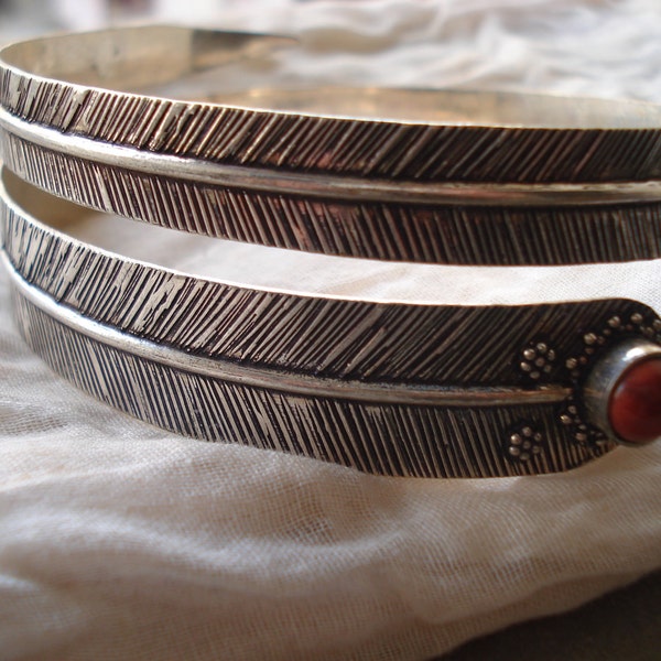 ethnic feather arm white metal bracelet metal feather bracelet feather arm band native american style pagan