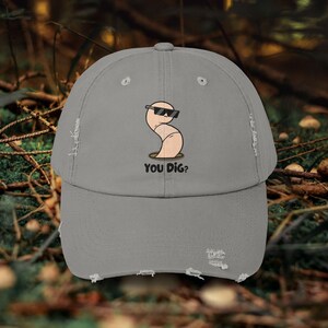 Cool Worm - Unisex Distressed Cap