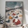 Bison Wildlife Canvas Wall Art – Large Landscape Poster Print, Unframed, Multi-Color