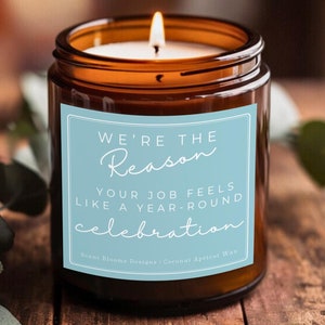 Funny Boss Appreciation Candle, Best Boss, Funny Boss/Coworker Gift, Birthday Gift For Boss, Funny Coworker Candle Gift, Candle for Boss