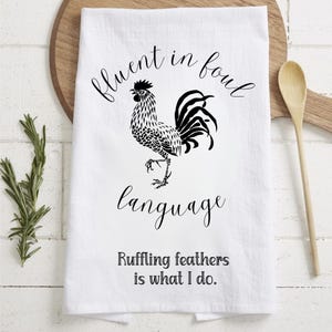 Funny Kitchen Dish Towel Gift for Her Him, Kitchen Tea Towel, Cotton Towel, Funny Guest Towel Gift, Hostess Gift, Christmas Gift, Bar Towel