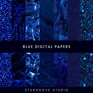 Blue textures and backgrounds (download) | digital papers