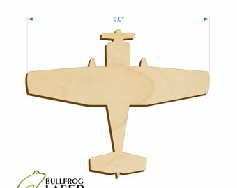 50 wood 5" airplane shapes