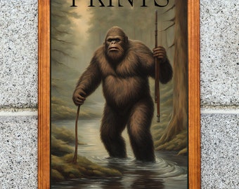 Victorian Cryptid Art Prints Bundle | Mythical Monster Illustrations (Digital Download)