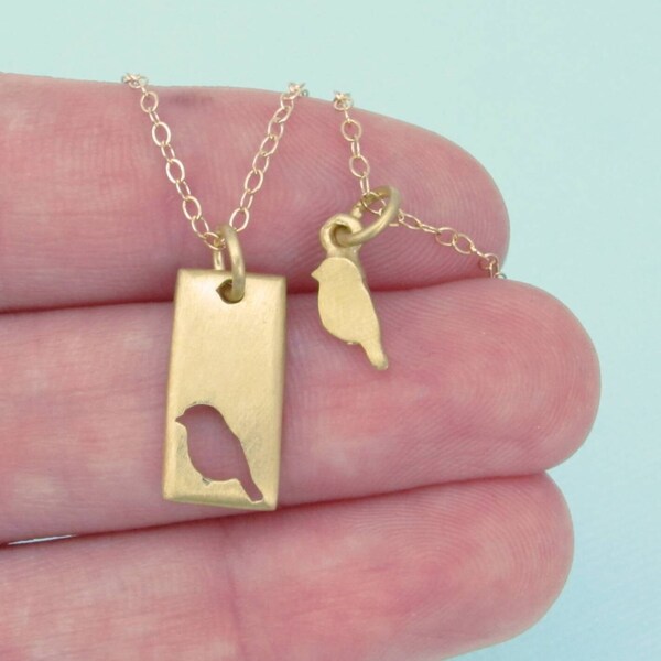 Mother Daughter Necklace Etsy