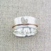 Personalized Ring · Personalized Heart Spinner Ring · Handwriting Ring · Custom Jewelry · Mixed Metal Ring · Cutout Heart Ring · Love Ring