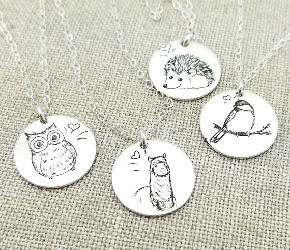 Personalised animal necklace Clearance
