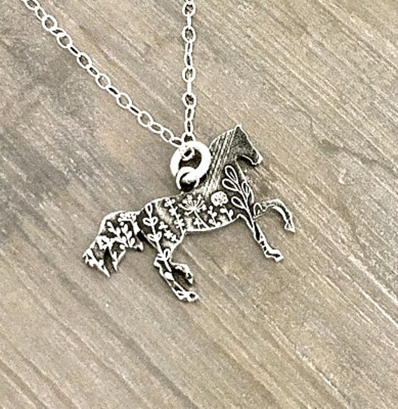 Etsy on sale horse necklace