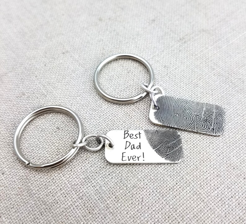 Personalized Gift for Dad Father's Day Keychain Etsy