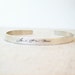 Custom Handwriting Bracelet -Personalized Cuff - Thin Silver Cuff Bracelet Handwriting Jewelry - Personalized Jewelry - Handwriting Bracelet