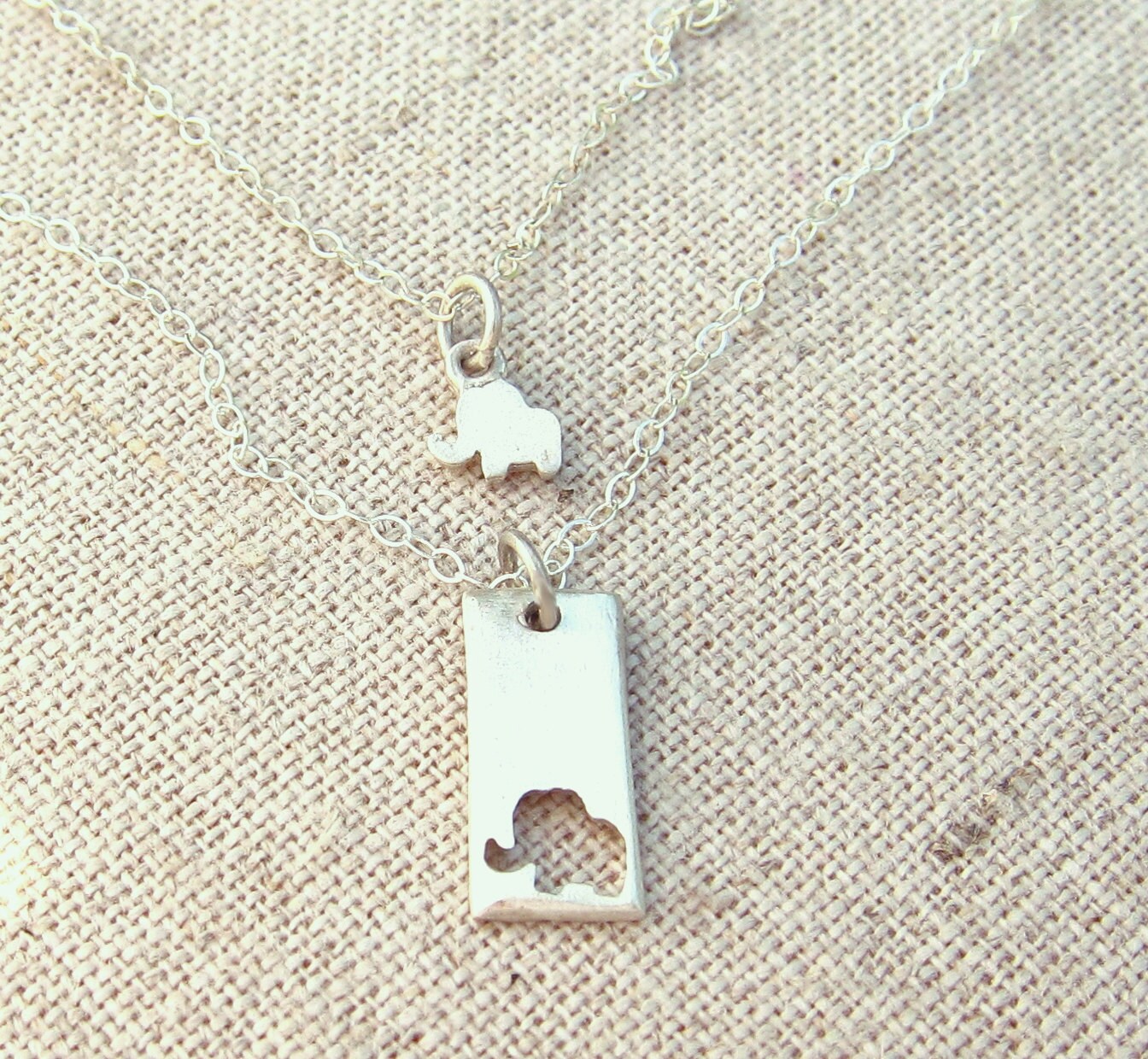 Little Elephant Mother Daughter 