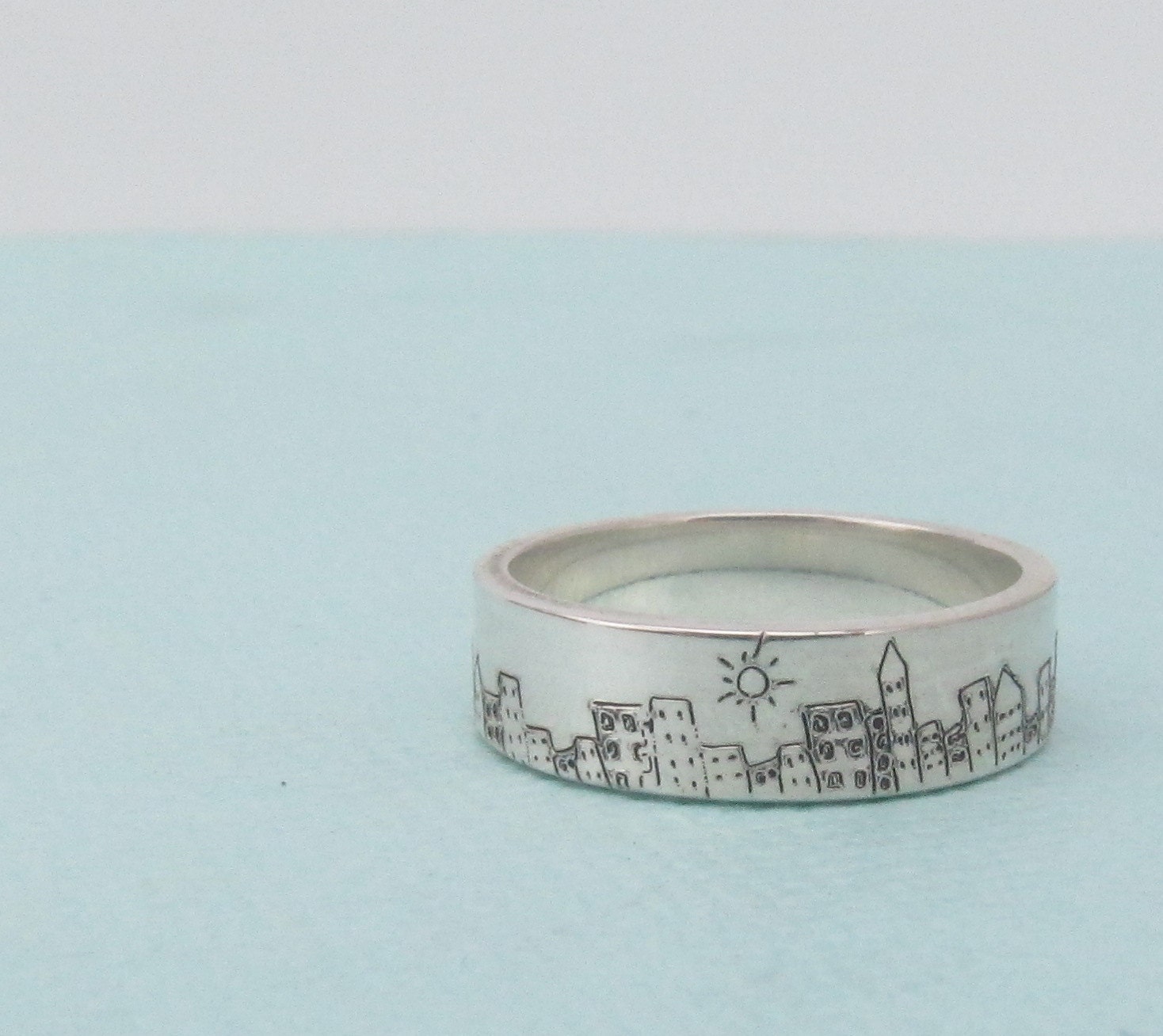 Etsy skyline best sale ring