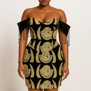 Schwarzes Isiagu Igbo Braut Outfit: Traditionelle Afrikanische Hochzeitskleidung