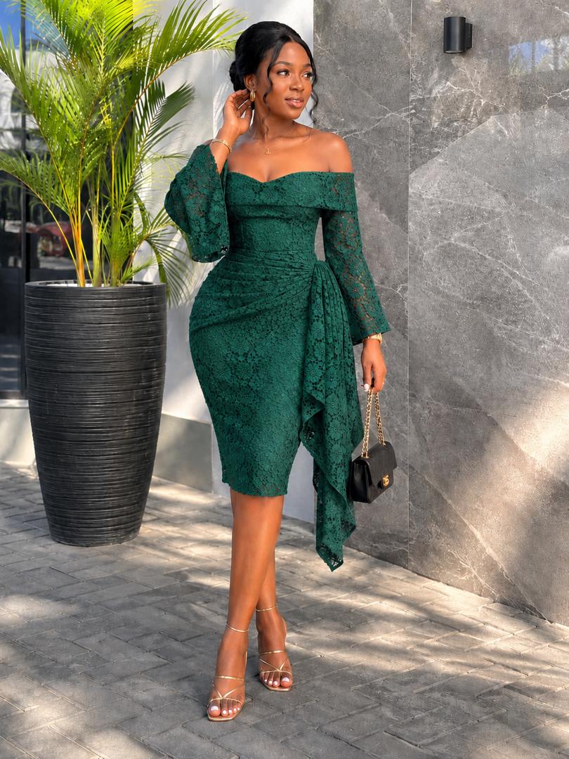 Emerald Green Church Dresses for Women