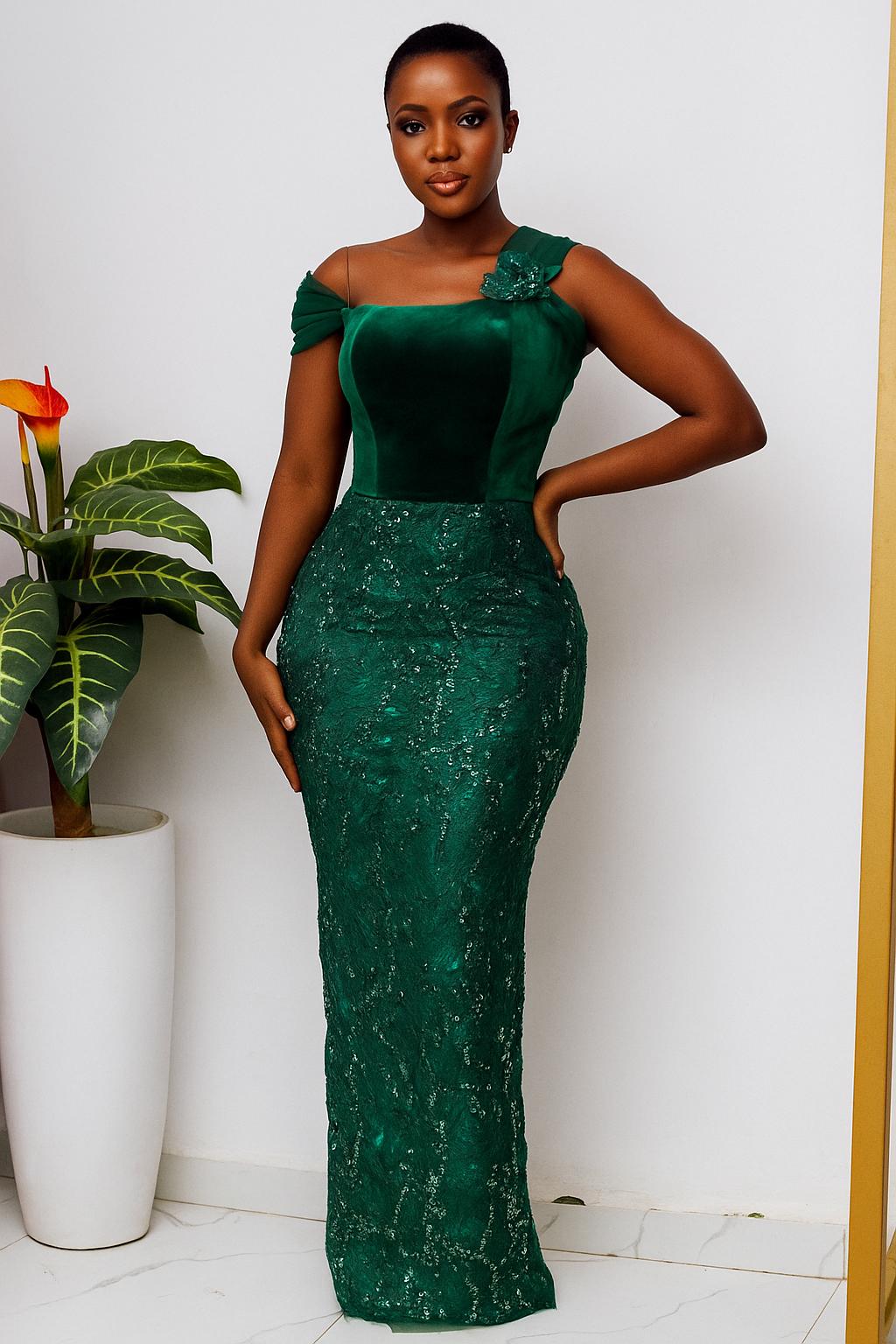 Emerald Green Dress Wedding Guest