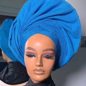 Ready-to-Wear Autogele and Ipele: Nigerian Wedding Headwrap
