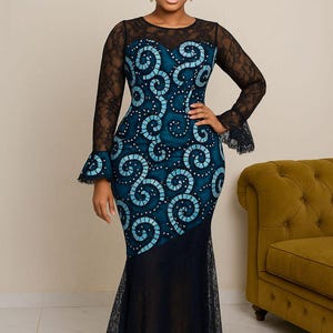Ankara Lace Dresses for Women - Etsy Ankara Lace Dresses for Women - Etsy