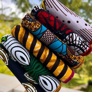 6 yards of Vibrant Ankara African Print Fabric, Cotton Wax Print for Sewing, Dresses, Crafts & More