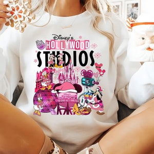 Disney Christmas Pink DTF, Mickey And Friends Christmas Ready to Press, Mickey and Minnie Christmas Dtf Transfer, Disneyland Christmas DTF