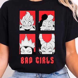Villain Bad Girls Ready To Press, Disney Villains Friends DTF, Evil Queens Heat Transfer, Villains Shirt, Evil Friends T-shirt, Girls Trip Shirt