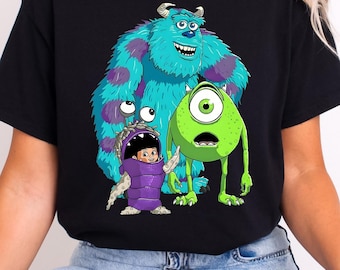 Disney Monster DTF Transfer, Disney Monsters University DTF, Monster Inc Movie DTF Transfers, Monster James Shirt, Monster Squad Shirt