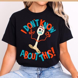 Toy Story Forky Ready To Press, I&#39;am Trash DTF Transfer, Disney DTF Transfers, Woody dtf, buzz lightyear DTF, Disneyland Ready To Press