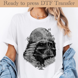 Disney Star Wars Darth Vader Ready To Press, Star Wars Dtf, Star Wars Characters DTF Transfer, Star Wars Heat Transfer, Disneyland Trip DTF