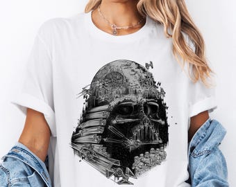 Disney Star Wars Darth Vader listo para imprimir, Star Wars DTF, transferencia DTF de personajes de Star Wars, transferencia térmica de Star Wars, DTF de viaje a Disneyland
