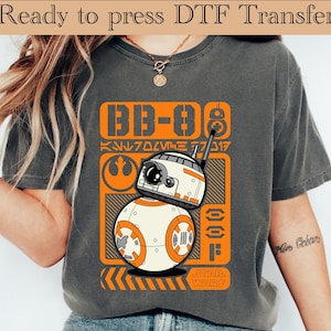 Disney Star Wars BB-8 Ready To Press, Star Wars Group DTF, Star Wars Characters dtf Transfer, Star Wars Land Shirt, Disneyland Trip DTF