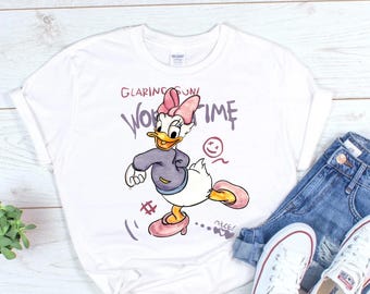 Paperina pronta per la stampa, Daisy Girl DTF, trasferimento personaggi Disney, Magic Kingdom DTF, trasferimenti termici Disney Daisy, trasferimento DTF di Paperina
