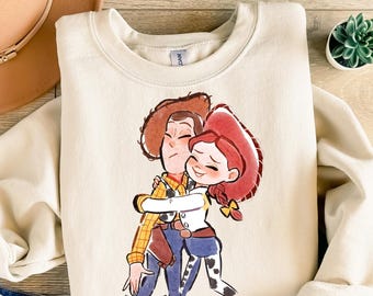 Woody And Jessie Ready To Press, Toy Story DTF Transfer, Woody DTF, Buzz Heat Transfer, Disney Toy Story DTF Transfer, Disney Ready To Press