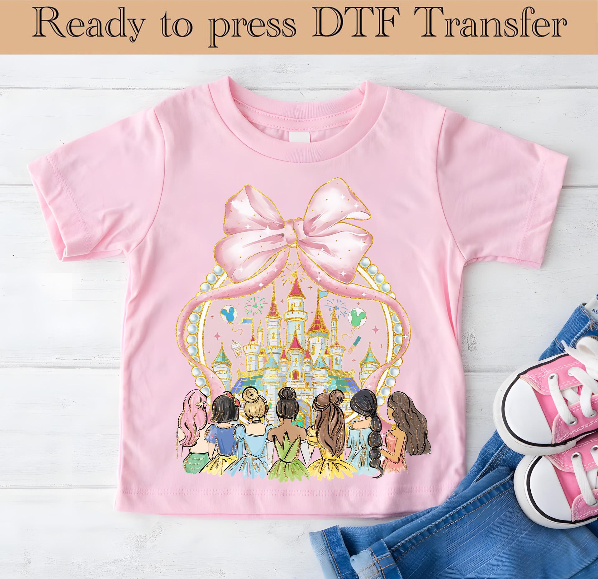 Princesses Watercolor Ready to Press, Disney Princesses Heat Transfer ...