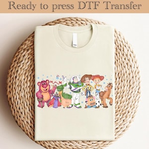Toy Story Ready To Press, Disney DTF Transfer, Woody DTF, Buzz Heat Transfer, Disneyland Family Vacation DTF, Disney Friends Ready To Press