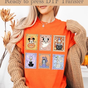 Mickey And Friends Halloween DTF, Mickey Halloween Ready To Press, Retro Halloween Mickey Mouse DTF Transfer, Mickey Mouse Halloween dtf