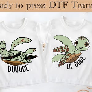 Finding Nemo Dude DTF, Finding Nemo Ready To Press, Finding Nemo Heat Transfer, Finding Dory Dtf, Disney Ready To Press, Nemo And Dory DTF