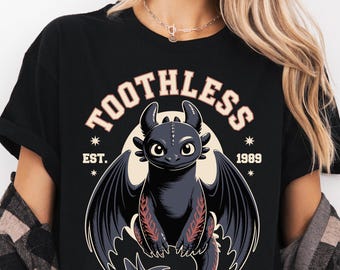 Toothless Ready To Press, Epic Universe Toothless DTF Transfer, How to Train Your Dragon DTF, Disney Night Fury Shirt, Family Vacation Shirt